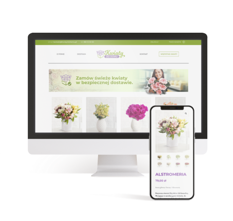 Miniatura strony Sklep internetowy z kwiatami